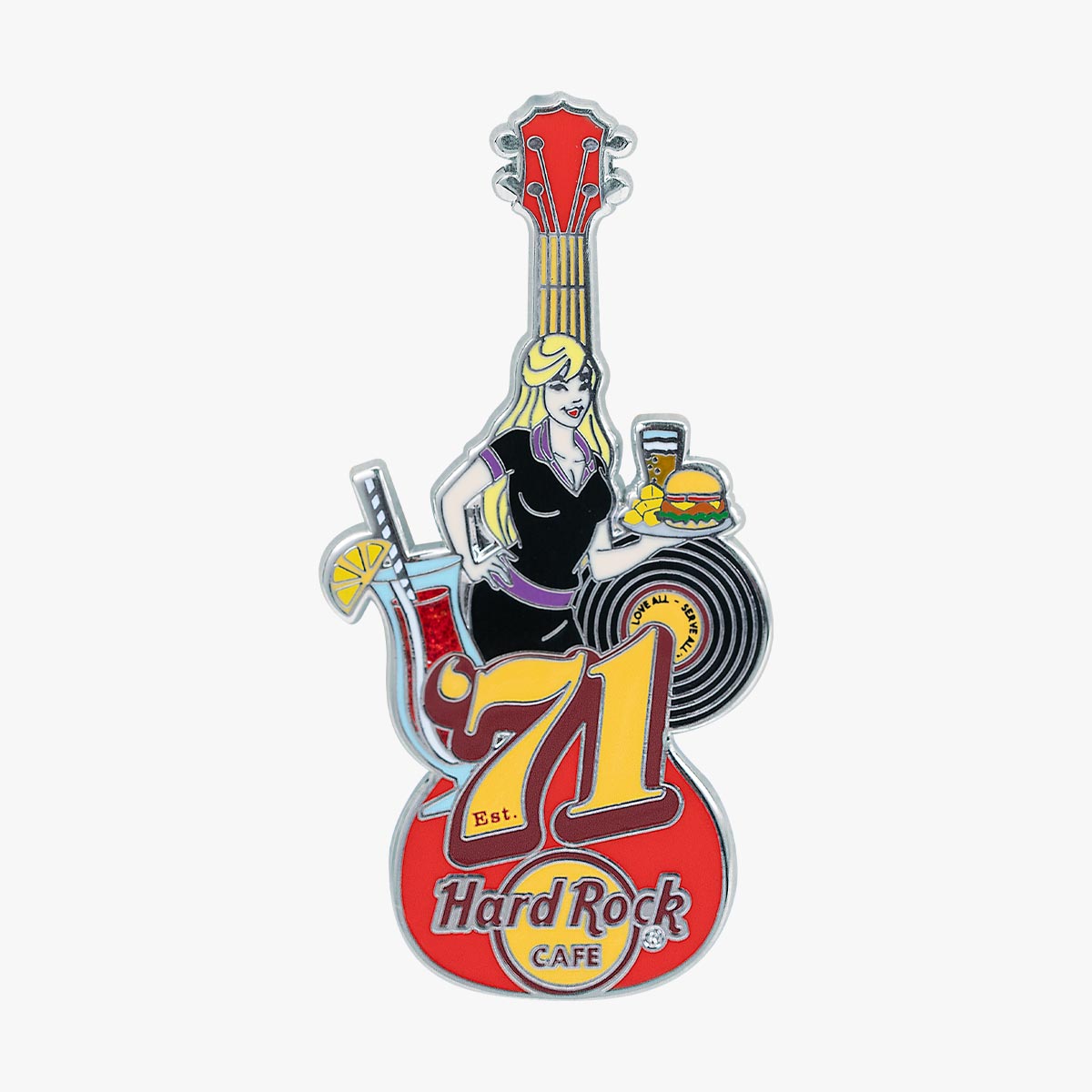 Limited Edition Core Landmark Guitar Pin image number 1